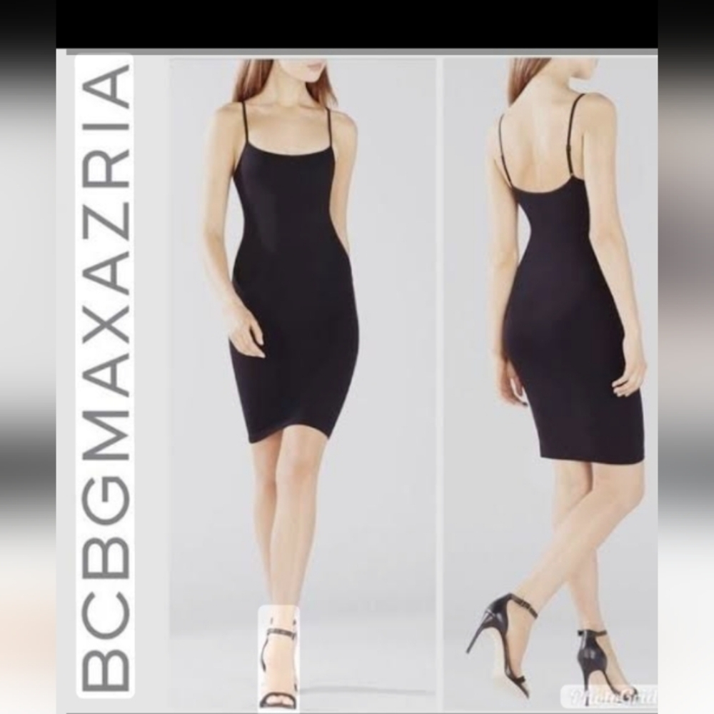 BCBGMaxAzria Elegant Black  Slip Dress